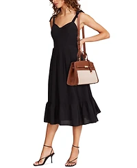 Anne Klein Small Zipper Satchel Bag