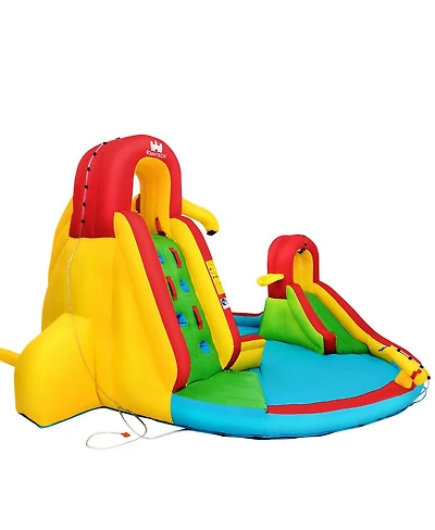 Mecale Kids Inflatable Water Slide Bounce House Park with 480W Blower Included