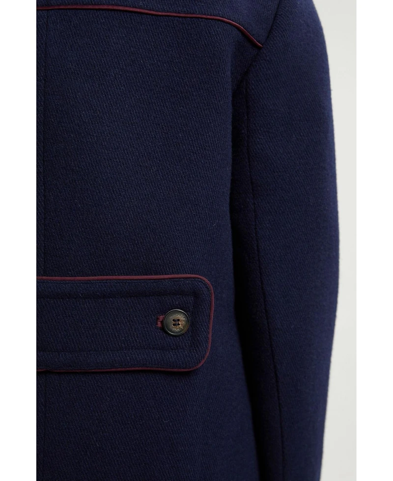 Karen Millen Women's Tailored Padded Lined Midi Coat