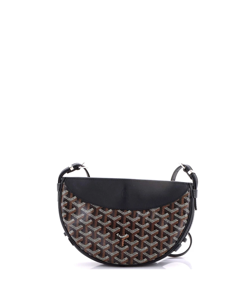 Pre-Owned Goyard Hirondelle Shoulder Bag Coated Canvas and Leather