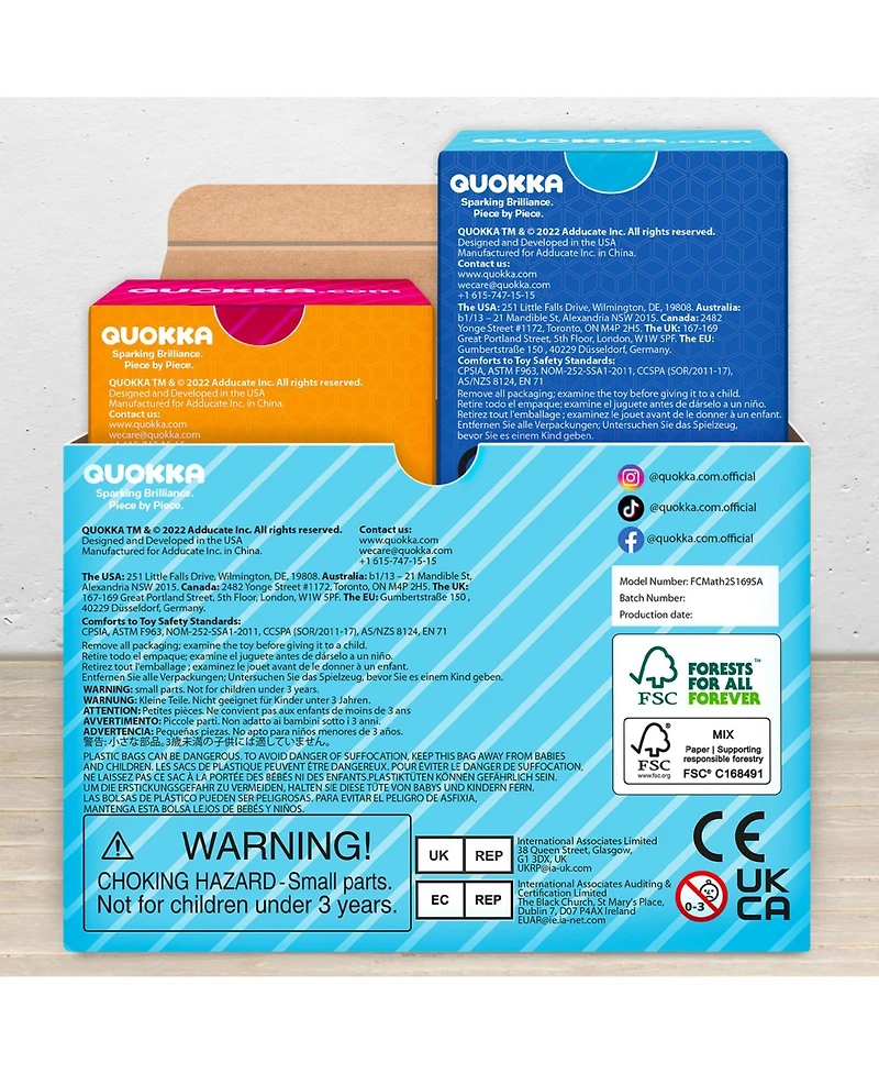 Quokka Math Flash Cards Set for Kids Ages 4-8 – Addition & Subtraction & Multiplication, Financial Literacy