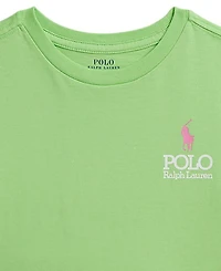Polo Ralph Lauren Girls' 2T-6X Big Pony Logo Cotton Boxy T-shirt