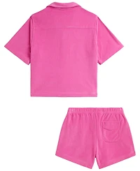 Polo Ralph Lauren Girls' 7-16 Terry Shirt & Short