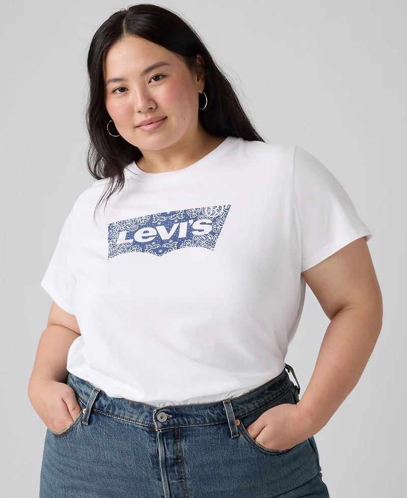 Levi's Trendy Plus Perfect Logo Cotton T-Shirt