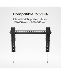 Kanto PT405 Solid Steel Ultra Slim Tilting Tv Mount