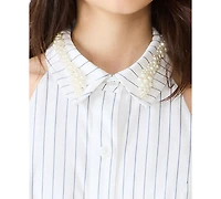 Steve Madden Juniors' Valor Collared Neck Mini Dress
