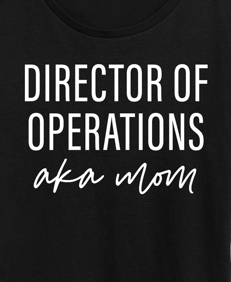 Hybrid Apparel Plus Instant Message Director Of Operations Aka Mom Short-Sleeve Graphic T-Shirt