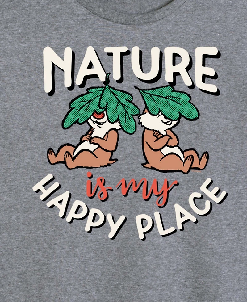 Hybrid Apparel Plus Disney Nature My Happy Place Short-Sleeve Graphic T-Shirt