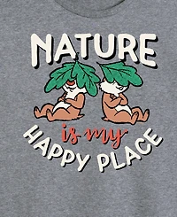 Hybrid Apparel Plus Disney Nature My Happy Place Short-Sleeve Graphic T-Shirt