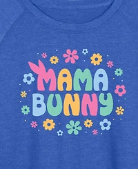 Hybrid Apparel Plus Instant Message Bunny Mama French Terry Long-Sleeve T-Shirt