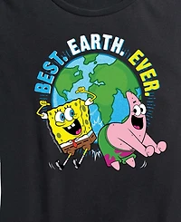 Hybrid Apparel Plus Square Pants Best Earth Ever Short-Sleeve Graphic T-Shirt