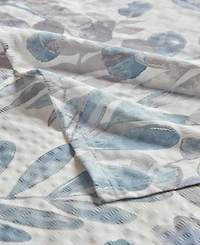 Madison Park Bonnie Printed Seersucker Shower Curtain, 72" x 72"