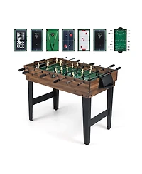 Mecale 50" 10-in-1 Multi-Game Table with Foosball