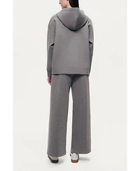 Nocturne Women's Relaxed Wide-Leg Track Pants