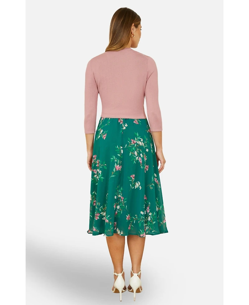 Yumi Women's Knitted Curve Bolero