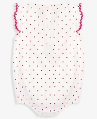 First Impressions Baby Girls' Simple Dot Cotton Sunsuit, Macy's Exclusive