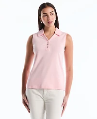 Rafaella Petite Sleeveless Polo Top