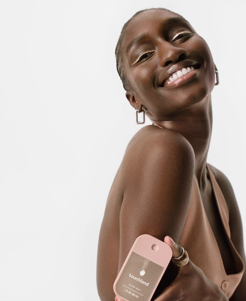 Touchland Glow Mist Rosewater Hand Sanitizer, 1 oz.