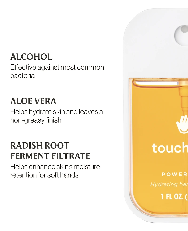 Touchland Power Mist Mango Passion Hydrating Hand Sanitizer, 1 oz.