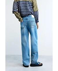 Desigual Men's Jeans Trousers Seams