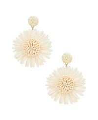 Patrica Nash Gold-Tone Plated Sunflower Earrings