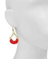 Patrica Nash Gold-Tone Plated Chain Drop Earrings