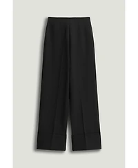 Nocturne Women's Cuffed Wide-Leg Trousers