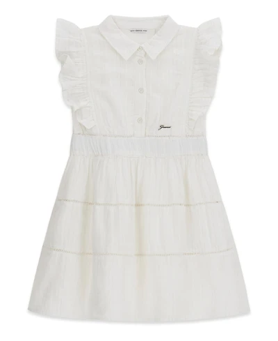 Guess Girls' 7-16 Lurex Jacquard Muslin Dress