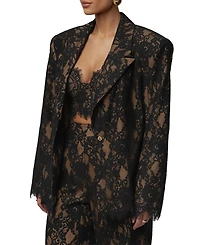 Jluxlabel Women's Lace and Desire Blazer