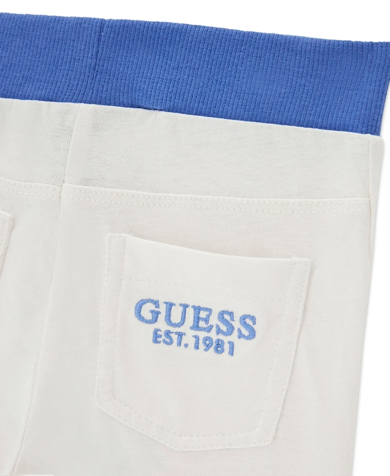 Guess Baby Boys' Short-Sleeve T-Shirt and Jersey Shorts, 2-Piece Set