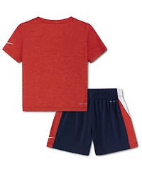 Nike Baby Boys' Dropset Icon T-shirt and Shorts, 2-piece Set