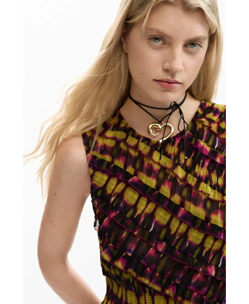 Desigual Women's Printed sleeveless blouse