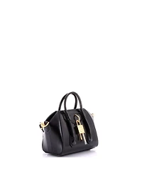 Pre-Owned Givenchy Mini Antigona Lock Bag Leather