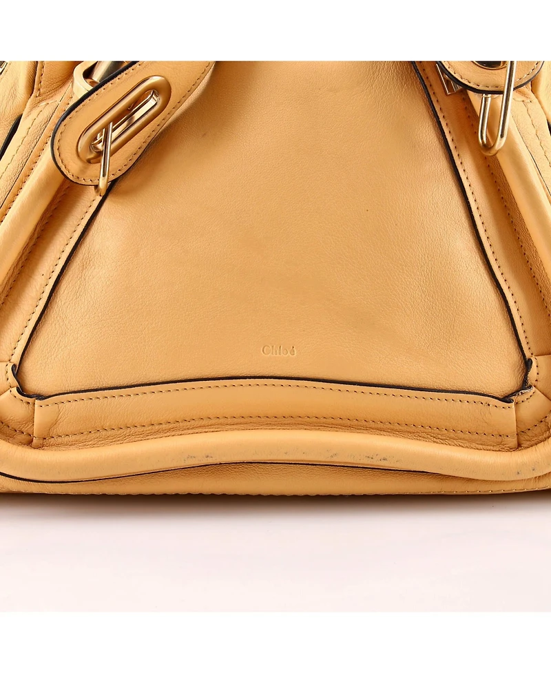 Pre-Owned Chloe Medium Paraty Top Handle Bag Leather