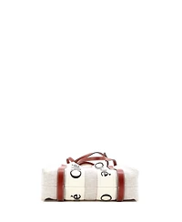 Pre-Owned Chloe Small Woody Convertible Tote Canvas with Leather
