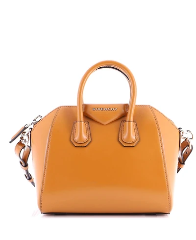 Pre-Owned Givenchy Mini Antigona Bag Glazed Leather