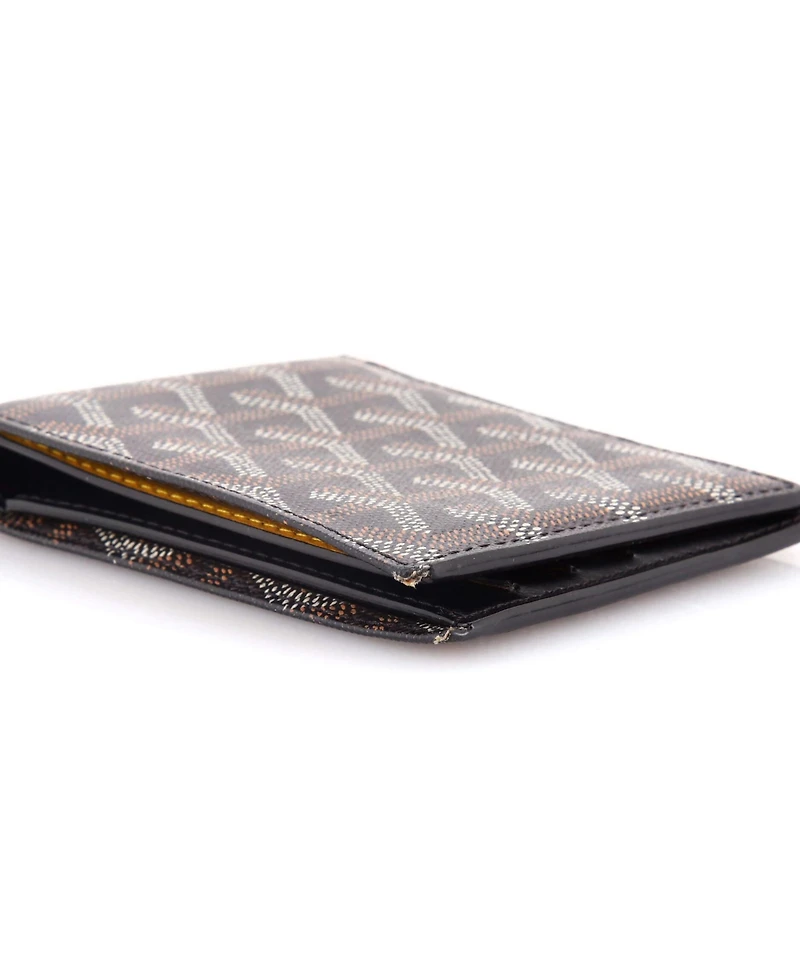 Pre-Owned Goyard Victoire Wallet Coated Canvas