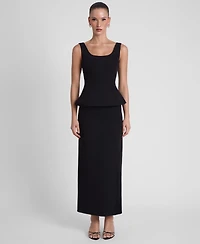 Leau Women's Classic Column Maxi Skirt