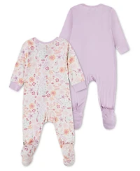 Huggies Baby Girls' Viscose Coverall, 2-Pack
