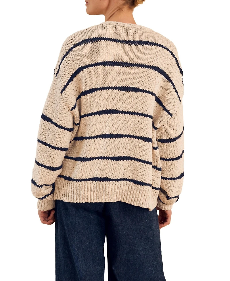 Celtic & Co. Women's Long Sleeve Drop Stitch Cardigan