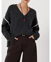 Hush Women's Billie Wool Blend V Neck Sweater