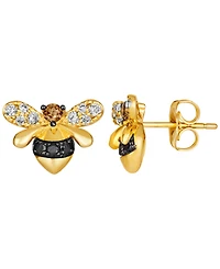 Le Vian Nude, Chocolate & Blackberry Diamond (0.43 ct. t.w.) Earrings in 14k Honey Gold