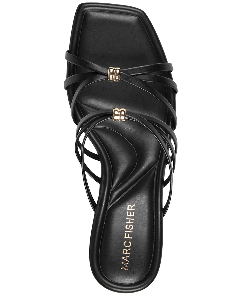 Marc Fisher Women's Gabber Strappy Block Heel Dress Sandals
