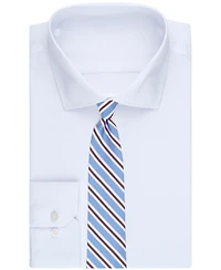 B by Brooks Brothers Men's Double Stripe Pattern Classic Tie