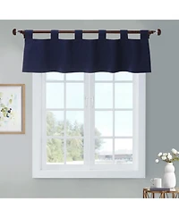 Thermalogic Weathermate Room Darkening Tab Top Flat Valance for Windows