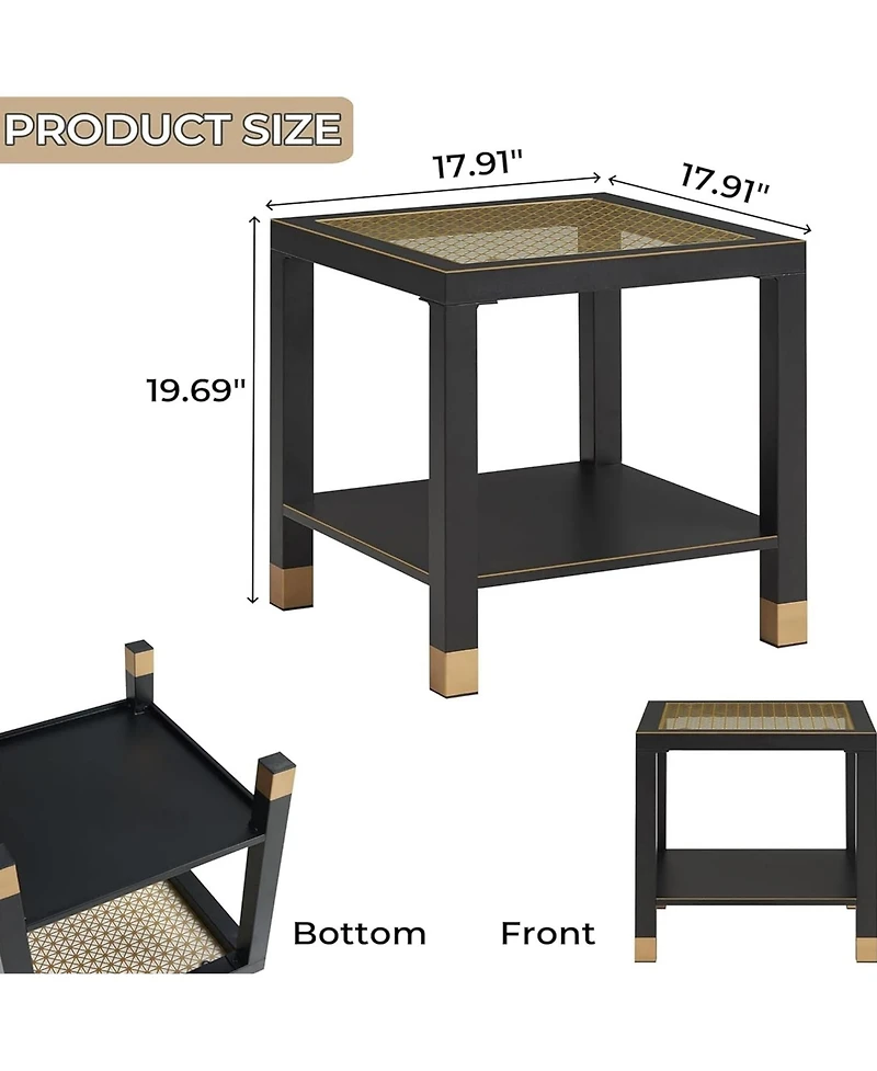 Rainsken Square Side Table