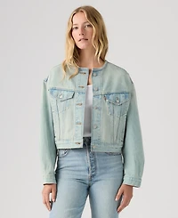 Levi's Women's 90's Collarless Shrunken Trucker Jacket