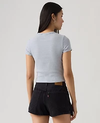 Levi's Women's Short-Sleeve Cropped Top