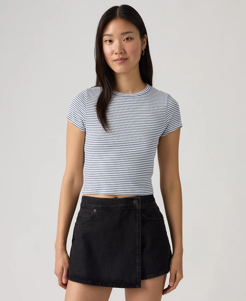 Levi's Women's Short-Sleeve Cropped Top