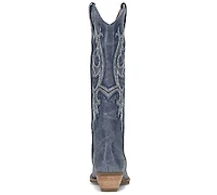 Frye and Co. Women's Irlene Tall Deco Stitch Almond Toe Boots